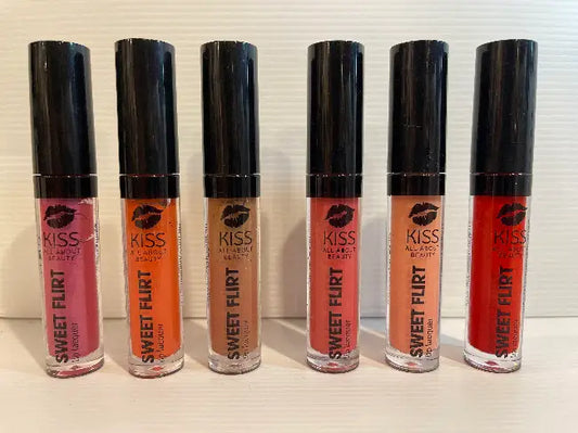 KISS Lip Lacquer<br><b style="color: #03236a;">JBAU663</b><br><b style="color: #03236a;">Lot of 6</b>