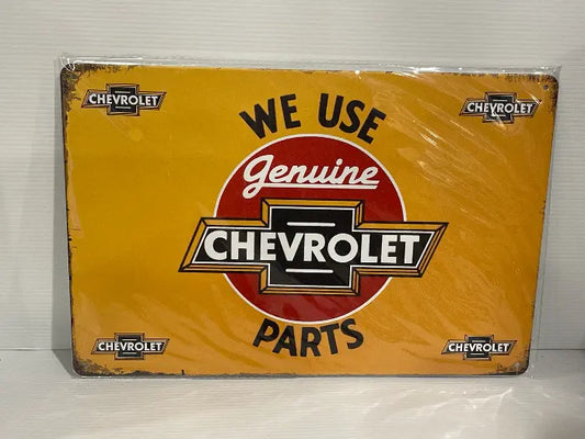 Vintage Style Tin Sign Size A4<br><b style="color: #03236a;">JBAU1669</b><br><b style="color: #03236a;">Chevrolet</b>