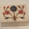 White Marble Jewellery Box Inlays<br><b style="color: #03236a;">E-01</b><br><b style="color: #03236a;">Hand Made In India</b>