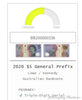 AUSTRALIA $5 2020 5 Digit Repeat 00000<br><b style="color: #03236a;">1-111</b>