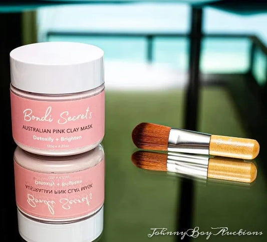 Bondi Secrets Australian Clay Mask & Brush Expired<br><b style="color: #03236a;">2-154</b><br><b style="color: #03236a;">RRP $49.99</b>