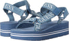 GUESS gw AVIN Women's Wedge Sandals Shoes<br><b style="color: #03236a;">1-200</b><br><b style="color: #03236a;">SIZE 8 Woman</b>