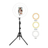 10" Led Ring Light On Extendable Tripod With Remote<br><b style="color: #03236a;">JBAU1441</b><Br><b style="color: #03236a;">Extendable</b>