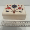 White Marble Jewellery Box Inlays<br><b style="color: #03236a;">E-01</b><br><b style="color: #03236a;">Hand Made In India</b>