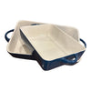 2 x Blue Rectangular Bakeware<br><b style="color: #03236a;">1-437</b><br><b style="color: #03236a;">Stoneware</b>