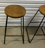 4 x Freedom Kitchen Bar Stools Black Metal with timber seats.<br><b style="color: #03236a;">1-PRS2</b><br><b style="color: #03236a;">Beautiful Preloved Stools</b>