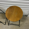 4 x Freedom Kitchen Bar Stools Black Metal with timber seats.<br><b style="color: #03236a;">1-PRS2</b><br><b style="color: #03236a;">Beautiful Preloved Stools</b>