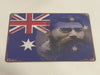 Vintage Style Tin Sign Size A4<br><b style="color: #03236a;">JBAU201</b><br><b style="color: #03236a;">Ned Kelly</b>