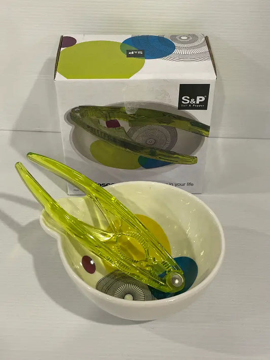 Nut Bowl & Cracker<br><b style="color: #03236a;">JBAU398</b><br><b style="color: #03236a;">Salt & Pepper</b>