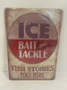 Vintage Style Tin Sign<br><b style="color: #03236a;">JBAU373</b><br><b style="color: #03236a;">Fish</b>