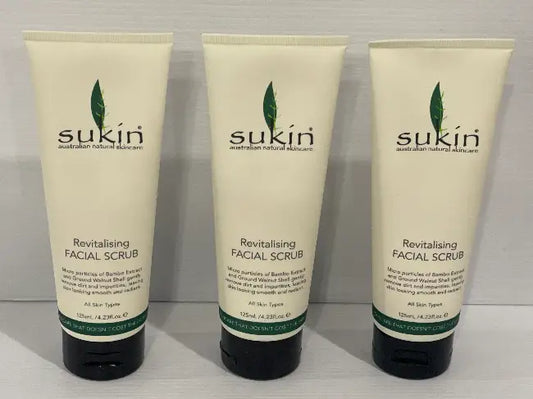 Sukin Revitalising Facial Scrubs<br><b style="color: #03236a;">JBAU547</b><br><b style="color: #03236a;">Lot of 3</b>