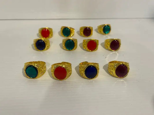 Assortd Costume Jewellery Rings<br><b style="color: #03236a;">JBAU699</b><br><b style="color: #03236a;">Lot of 12</b>