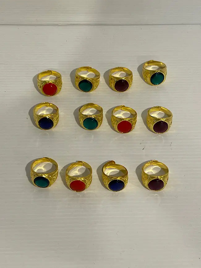 Assortd Costume Jewellery Rings<br><b style="color: #03236a;">JBAU699</b><br><b style="color: #03236a;">Lot of 12</b>