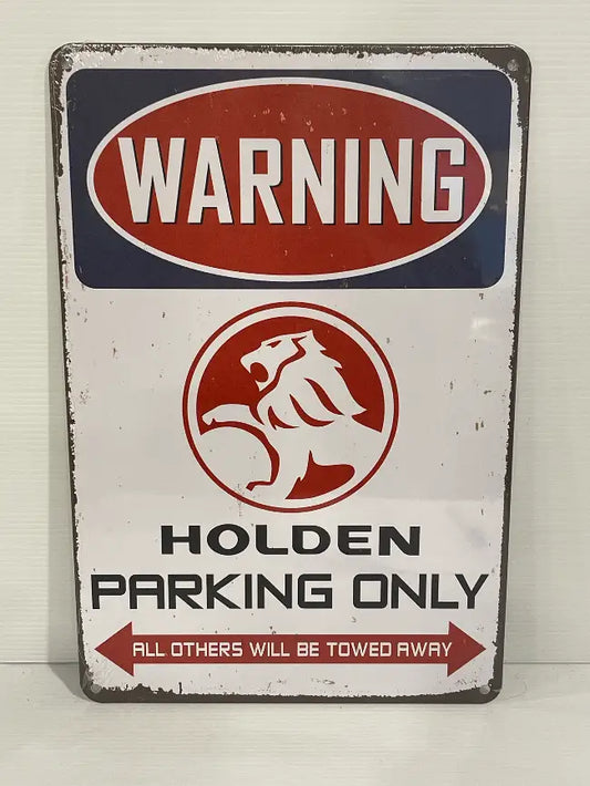 Vintage Style Tin Sign Size A4<br><b style="color: #03236a;">JBAU761</b><br><b style="color: #03236a;">Holden</b>