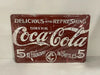 Vintage Style Tin Sign Size A4<br><b style="color: #03236a;">JBAU766</b><br><b style="color: #03236a;">Coca Cola</b>