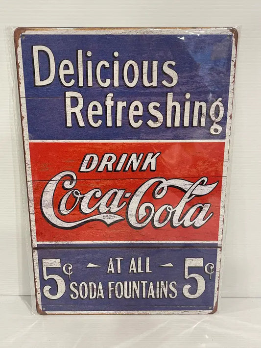Vintage Style Tin Sign Size A4<br><b style="color: #03236a;">JBAU780</b><br><b style="color: #03236a;">No Stupid People</b>