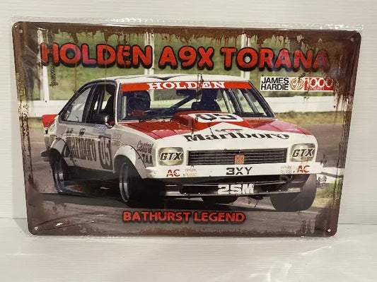 Vintage Style Tin Sign Size A4<br><b style="color: #03236a;">JBAU788</b><br><b style="color: #03236a;">Torana</b>