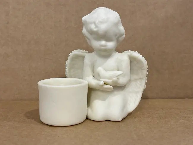 Cherub Candle Holders<br><b style="color: #03236a;">JBAU1023</b><br><b style="color: #03236a;">Lot of 2</b>