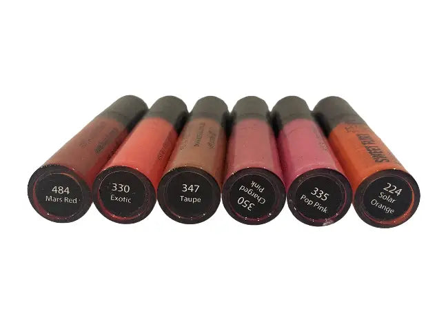 KISS Lip Lacquer Lipstick<br><b style="color: #03236a;">JBAU1083</b><br><b style="color: #03236a;">Lot of 6</b>