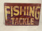 Vintage Style Tin Sign Size A4<br><b style="color: #03236a;">JBAU1091</b><br><b style="color: #03236a;">Fishing</b>