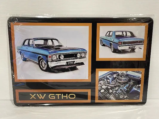 Vintage Style Tin Sign Size A4<br><b style="color: #03236a;">3-317</b><br><b style="color: #03236a;">XW Falcon</b>