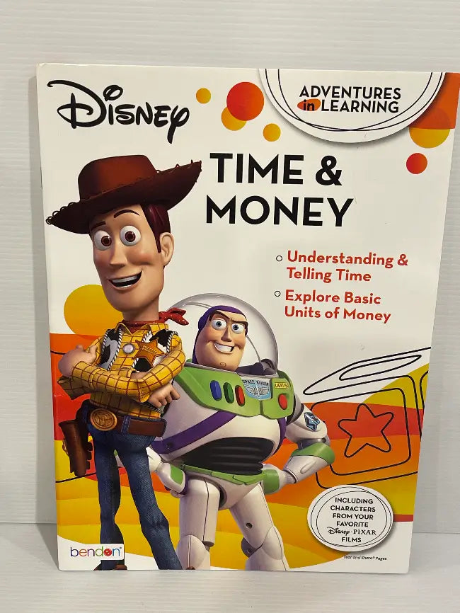 Disney Time & Money<br><b style="color: #03236a;">JBAU1131</b><br><b style="color: #03236a;">Learning Book</b>