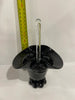 Elegant Black Glass Vase with Handle<br><b style="color: #03236a;">JBAU1170</b><br><b style="color: #03236a;">Comes in a Box</b>