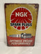 Vintage Style Tin Sign Size A4<br><b style="color: #03236a;">JBAU1455</b><br><b style="color: #03236a;">NGK</b>