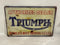 Vintage Style Tin Sign Size A4<br><b style="color: #03236a;">JBAU1456</b><br><b style="color: #03236a;">Triumph</b>