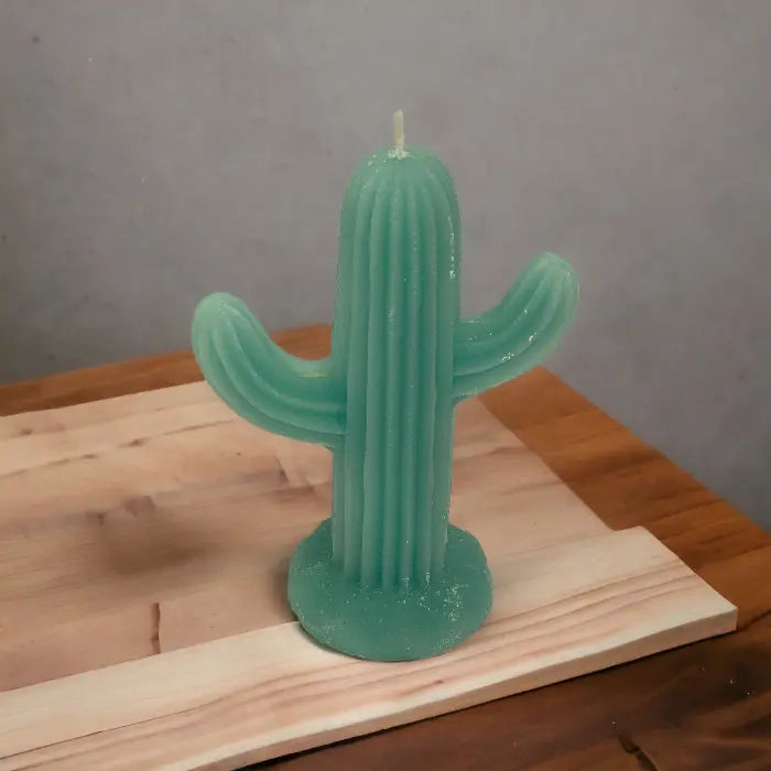 Cactus Candle Blue Size A4<br><b style="color: #03236a;">JBAU1458</b><br><b style="color: #03236a;">Size 200mm</b>