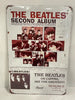 Vintage Style Tin Sign Size A4<br><b style="color: #03236a;">JBAU1524</b><br><b style="color: #03236a;">The Beatles</b>