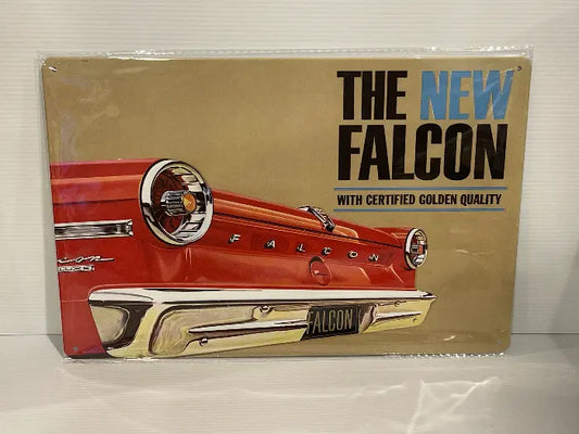 Vintage Style Tin Sign Size A4<br><b style="color: #03236a;">JBAU1682</b><br><b style="color: #03236a;">Falcon</b>