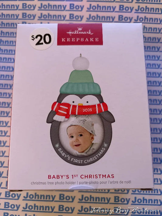 Baby's First Christmas (2023) Porcelain Rattle — Hallmark Keepsake Christmas Ornament<br><b style="color: #03236a;">1-24</b><br><b style="color: #03236a;">RRP $20.00</b>