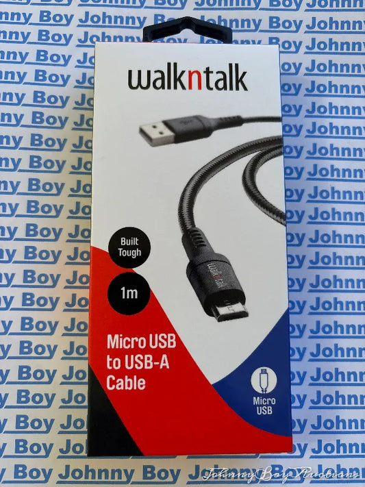 Walkn' Talk Micro USB to USB-A Cable<br><b style="color: #03236a;">2-216</b><br><b style="color: #03236a;">RRP $15.00</b>
