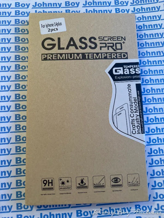 2 Pack Glass Screen Pro Premium Tempered<br><b style="color: #03236a;">0-21</b><br><b style="color: #03236a;">For iPhone 14 Plus</b>