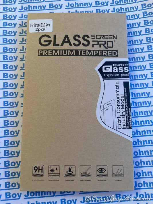 2 Pack Glass Screen Pro Premium Tempered<br><b style="color: #03236a;">1-86</b><br><b style="color: #03236a;">For iPhone 13/13 Pro</b>