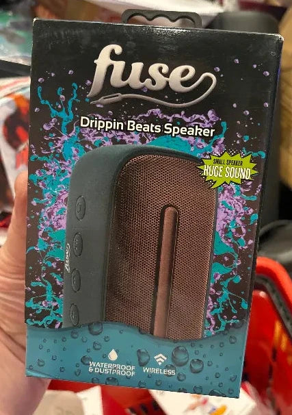 Bluetooth Fuse Drippin Beats Speaker<br><b style="color: #03236a;">2-238</b><br><b style="color: #03236a;">$RRP 39.95</b>