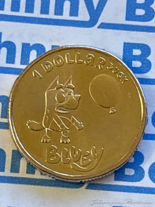 2024 Australian $1 Coin Bluey Dollar Buck Balloon Circulated<br><b style="color: #03236a;">1-95</b>