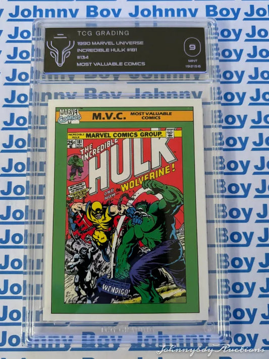 1990 Impel Marvel Universe Incredible Hulk 181 #134 TCG 9 Mint<br><b style="color: #03236a;">2-165</b>