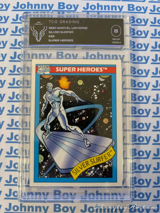 1990 Marvel Universe Silver Surfer #32 TCG 8 NM/MT<br><b style="color: #03236a;">2-166</b>