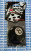 6 x Lot of 8 Ball Car Air Freshener<br><b style="color: #03236a;">4-563</b><br><b style="color: #03236a;">Fragrance - Black Winter</b>