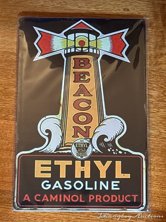 Vintage Style Tin Sign Size A4<br><b style="color: #03236a;">3-296</b><br><b style="color: #03236a;">Beacon</b>