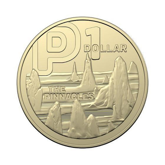 2022 $1 "P" Great Australian Coin Hunt Uncirculated<br><b style="color: #03236a;">2-183</b><br><b style="color: #03236a;">P For Pinnacles</b>