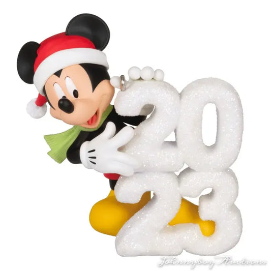 2023 Hallmark Keepsake Ornament - Disney Mickey Mouse A Year of Disney Magic<br><b style="color: #03236a;">3-441</b><br><b style="color: #03236a;">RRP $25.00</b>