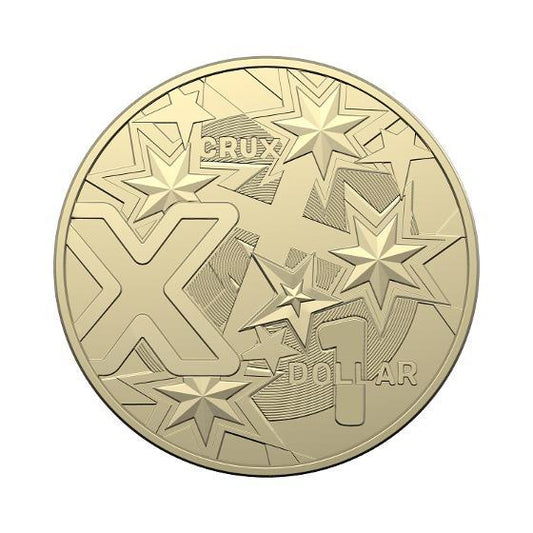 2022 $1 "X" Great Australian Coin Hunt Uncirculated<br><b style="color: #03236a;">2-191</b><br><b style="color: #03236a;">X For Crux</b>