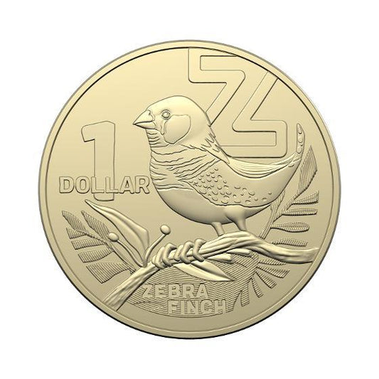 2022 $1 "Z" Great Australian Coin Hunt Uncirculated<br><b style="color: #03236a;">2-193</b><br><b style="color: #03236a;">Z For Zebra Finch</b>