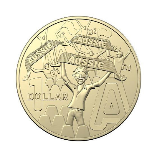 2022 $1 "A" Great Australian Coin Hunt Uncirculated<br><b style="color: #03236a;">2-168</b><br><b style="color: #03236a;">A For Aussie, Aussie, Aussie</b>