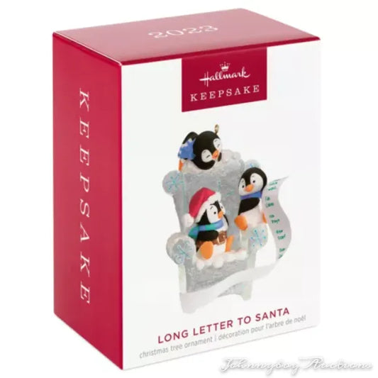 2023 Hallmark Christmas Ornament Penguins Long Letter To Santa<br><b style="color: #03236a;">4-500</b><br><b style="color: #03236a;">RRP $30.00</b>