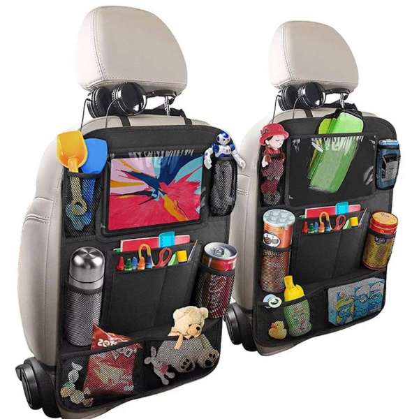 Backseat Car Organiser<br><b style="color: #03236a;">JBAU853</b><br><b style="color: #03236b;">Lots of Pockets</b>