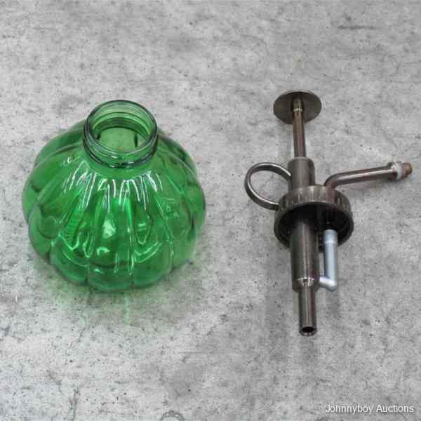 Green Glass Spray Bottle for Indoor Plants